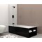 Keeney Mfg Bath Tub and Shower Faucet, Matte Black, Wall QUA90CMB - alternate 4